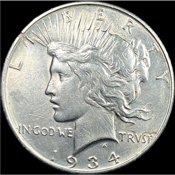 1934-D Peace Silver Dollar CLOSELY UNCIRCULATED
