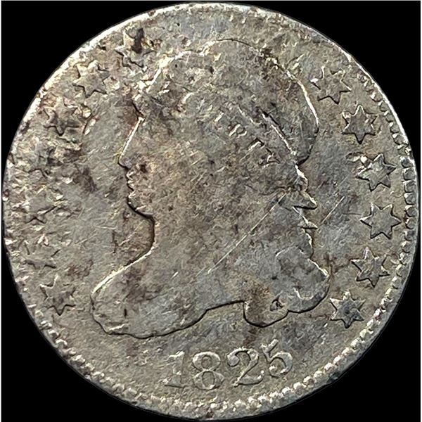 1825 Silver Capped Bust Dime NICELY CIRCULATED