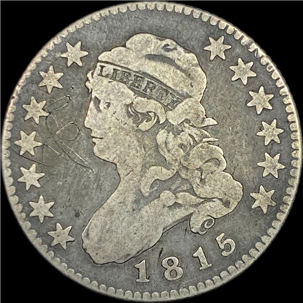1815 Capped Bust Quarter NICELY CIRCULATED