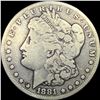 Image 1 : 1881-CC Silver Morgan Dollar NICELY CIRCULATED