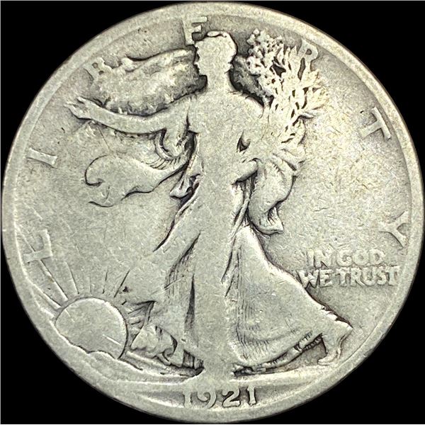 1921-S Walking Liberty Half Dollar NICELY CIRCULATED