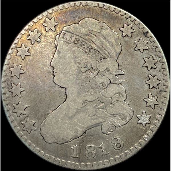 1818 Capped Bust Quarter NICELY CIRCULATED