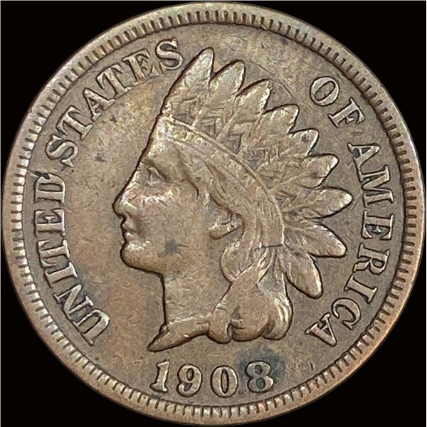 1908-S Indian Head Cent LIGHTLY CIRCULATED