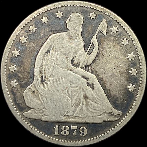 1879 Seated Liberty Half Dollar NICELY CIRCULATED