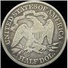 Image 2 : 1879 Seated Liberty Half Dollar NICELY CIRCULATED