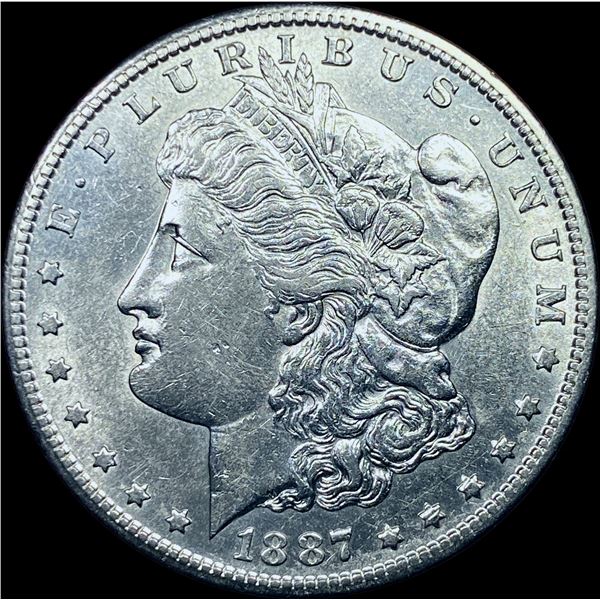 1887-S Silver Morgan Dollar CHOICE AU