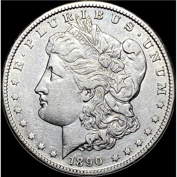 1890-CC Silver Morgan Dollar NEARLY UNCIRCULATED