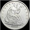 Image 1 : 1867-S Silver Half Dollar NEARLY UNCIRCULATED