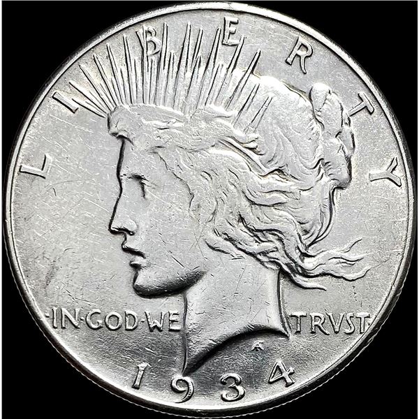 1934-S Peace Silver Dollar CLOSELY UNCIRCULATED