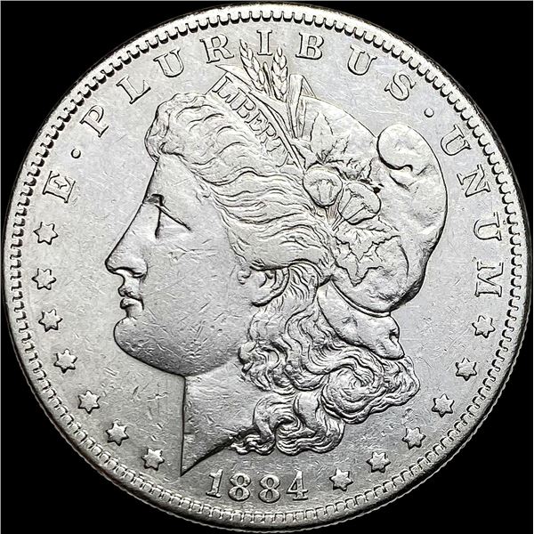 1884-S Silver Morgan Dollar CLOSELY UNCIRCULATED