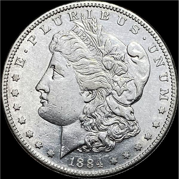 1884-S Silver Morgan Dollar CLOSELY UNCIRCULATED