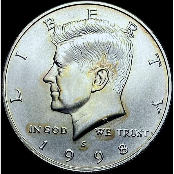1998-S Kennedy Silver Half Dollar GEM BU