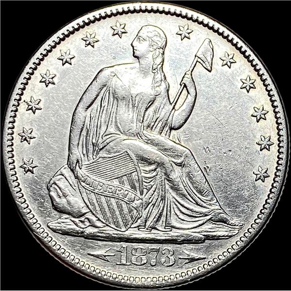1873 Seated Liberty Half Dollar UNCIRCULATED