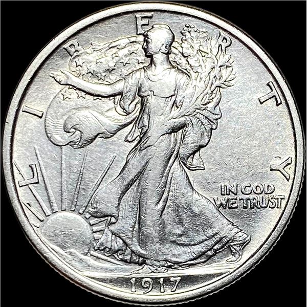1917 Walking Liberty Half Dollar CLOSELY UNCIRCULATED