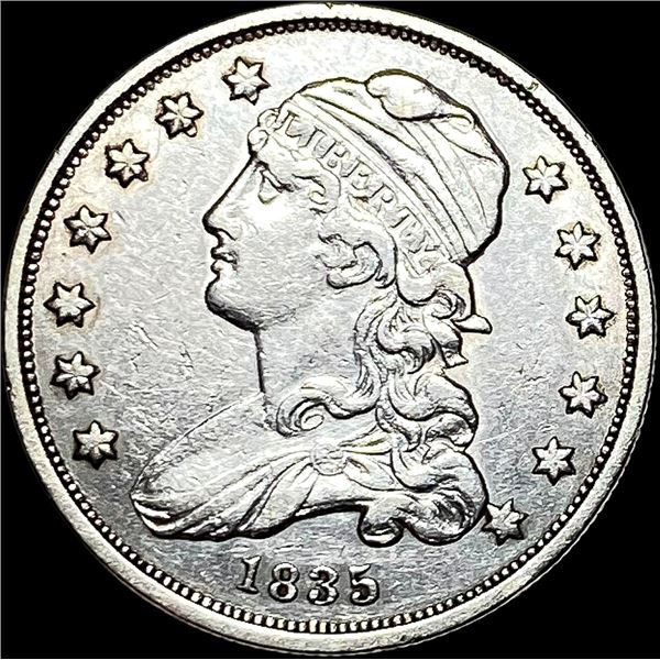 1835 Capped Bust Quarter CLOSELY UNCIRCULATED