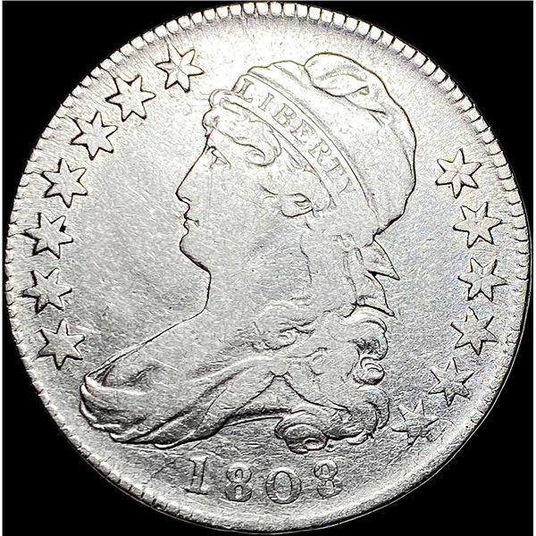 1808 Capped Bust Half Dollar NICELY CIRCULATED