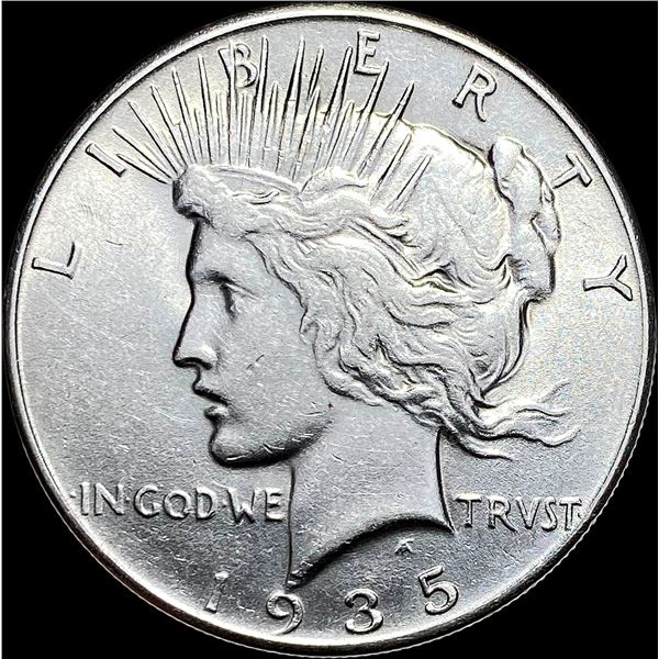 1935 Peace Silver Dollar ABOUT UNCIRCULATED