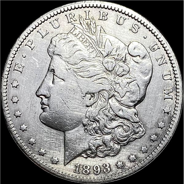 1893-CC Silver Morgan Dollar CLOSELY UNCIRCULATED