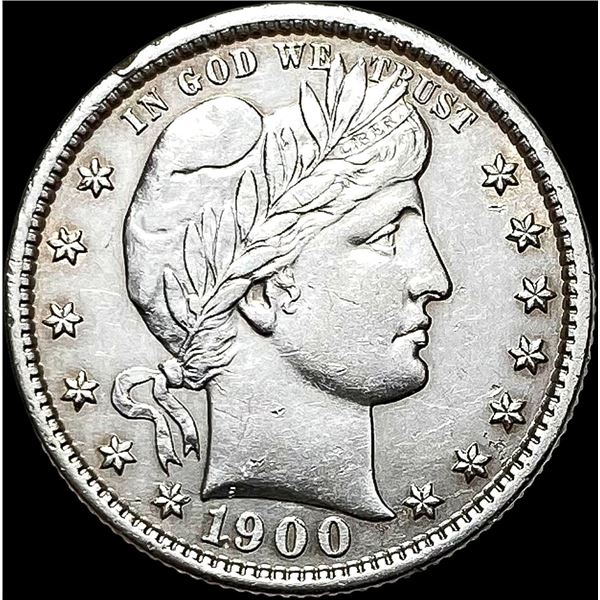 1900-S Silver Barber Quarter UNCIRCULATED