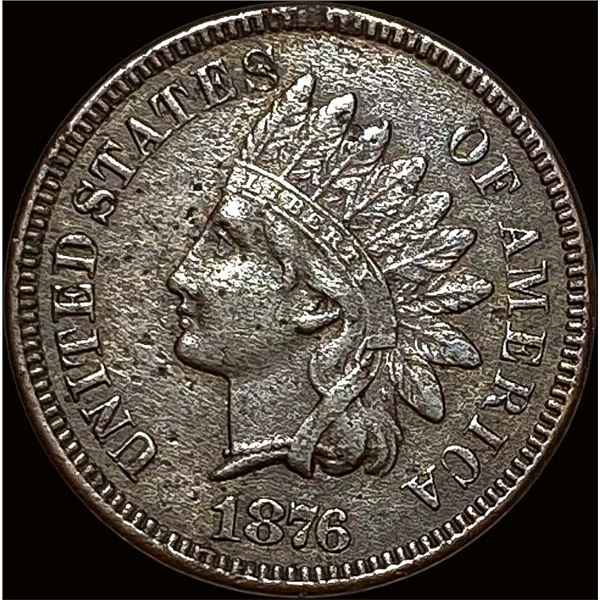 1876 Indian Head Cent LIGHTLY CIRCULATED