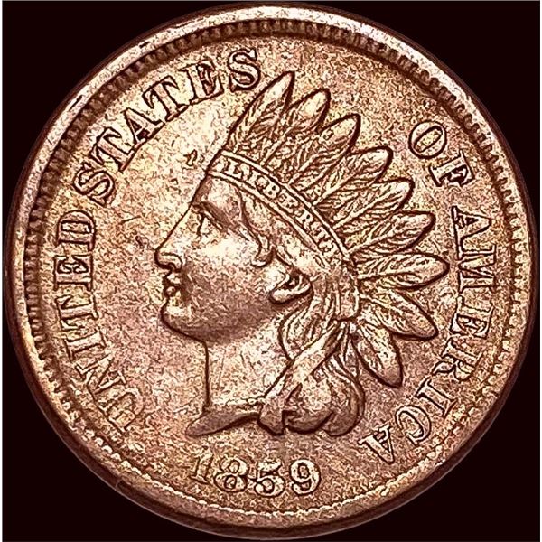 1859 Copper-Nickel Indian Head Cent CLOSELY UNCIRCULATED
