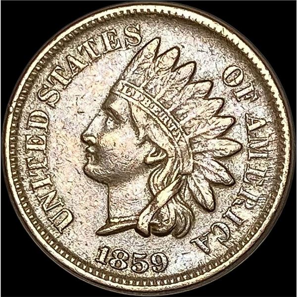 1859 Indian Head Cent CHOICE AU