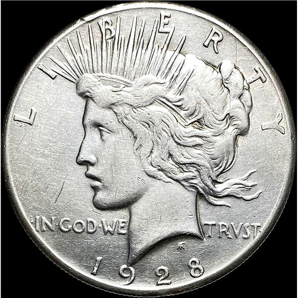 1928 Silver Peace Dollar CLOSELY UNCIRCULATED