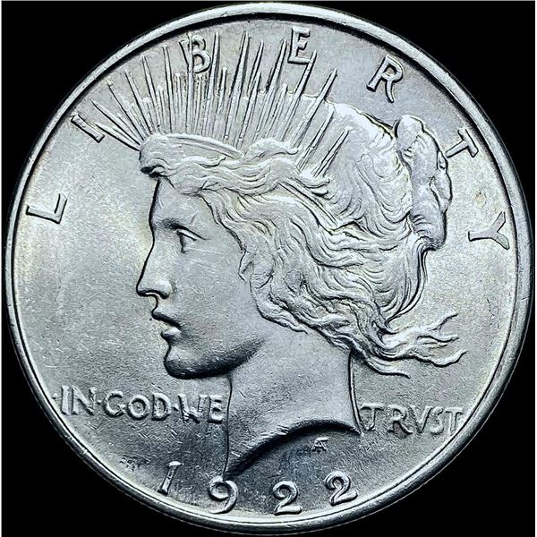 1922-D Silver Peace Dollar CHOICE AU