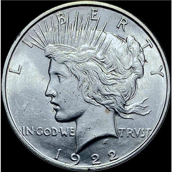 1922-D Silver Peace Dollar CHOICE AU