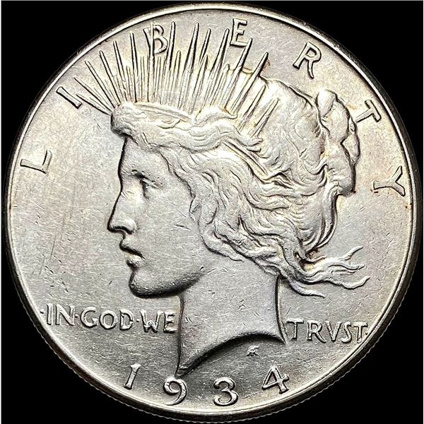 1934-S Silver Peace Dollar CLOSELY UNCIRCULATED