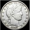 Image 1 : 1899 Silver Barber Half Dollar CLOSELY UNCIRCULATED