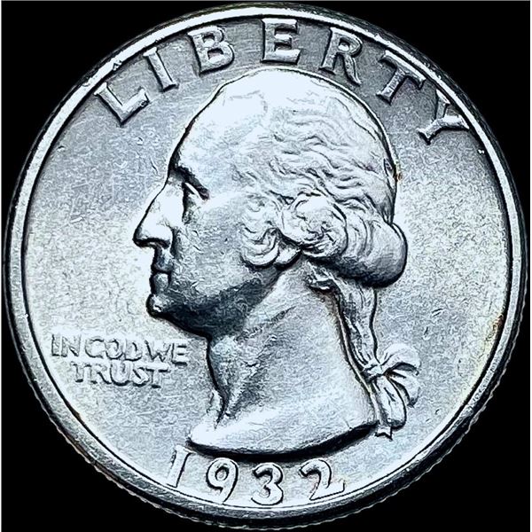 1932-D Silver Washington Quarter CHOICE BU