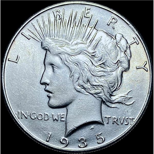 1935 Silver Peace Dollar CHOICE AU