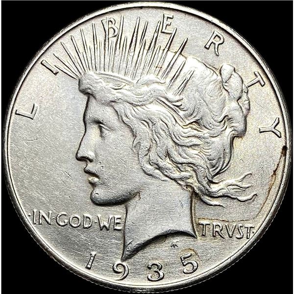 1935-S Silver Peace Dollar CLOSELY UNCIRCULATED