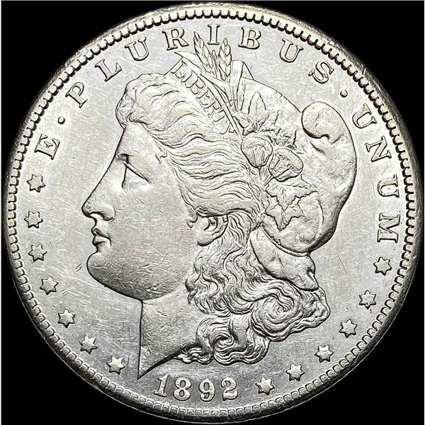 1892-CC Silver Morgan Dollar CLOSELY UNCIRCULATED