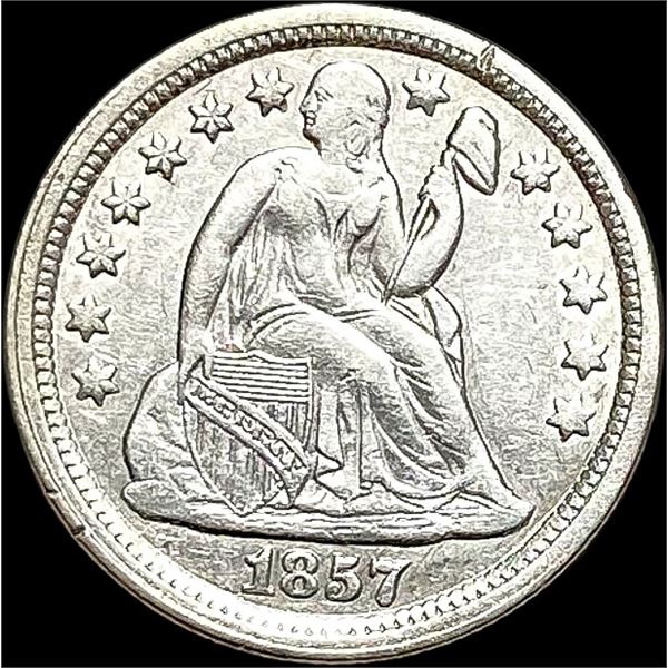 1857 Seated Liberty Dime CLOSELY UNCIRCULATED