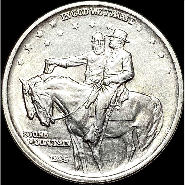 1925 Silver Stone Mountain Half Dollar UNCIRCULATED