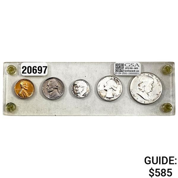 1953 U.S. 1C-50C Proof Set