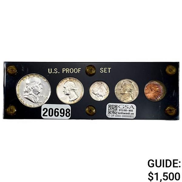 1951 U.S. 1C-50C Proof Set