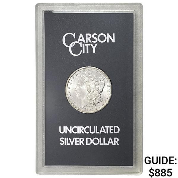 1884-CC Morgan Silver Dollar GSA UNCIRCULATED