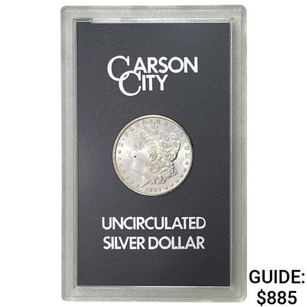 1884-CC Morgan Silver Dollar GSA UNCIRCULATED