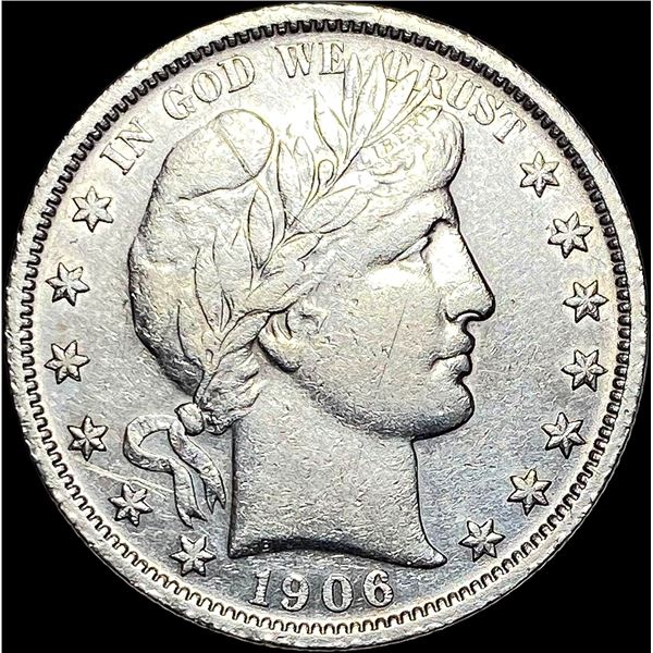 1906-O Barber Half Dollar CLOSELY UNCIRCULATED