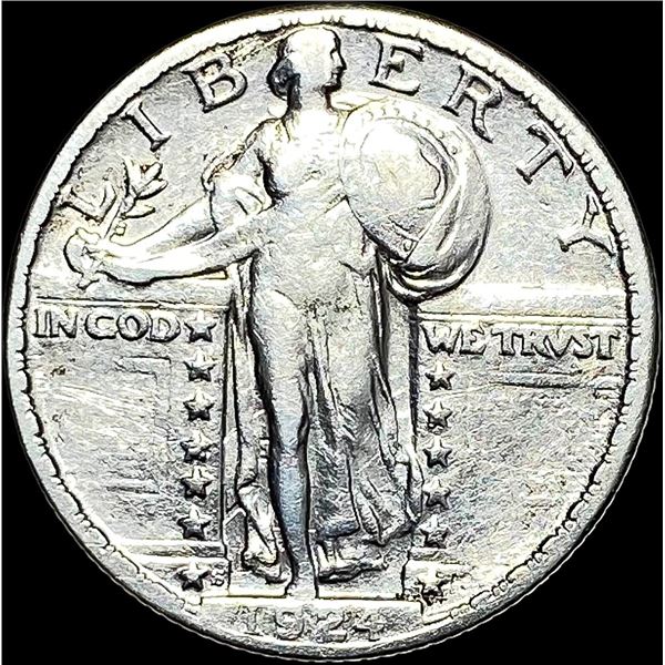1924-S Standing Liberty Silver Quarter LIGHTLY CIRCU
