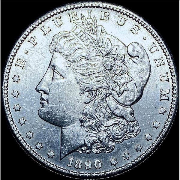 1890-S Silver Morgan Dollar CHOICE AU