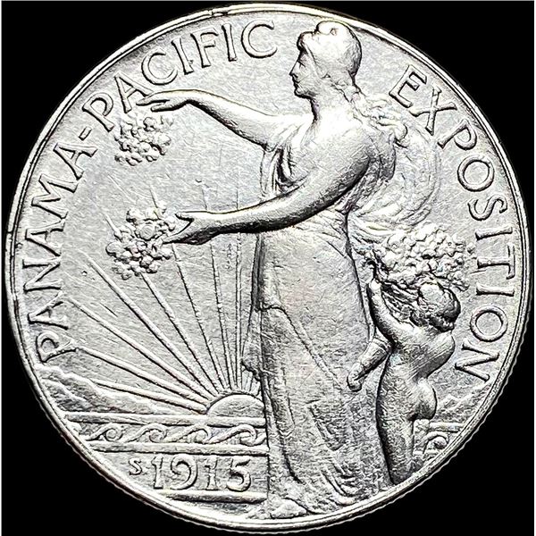 1915-S Panama-Pacific Half Dollar NEARLY UNCIRCULATED