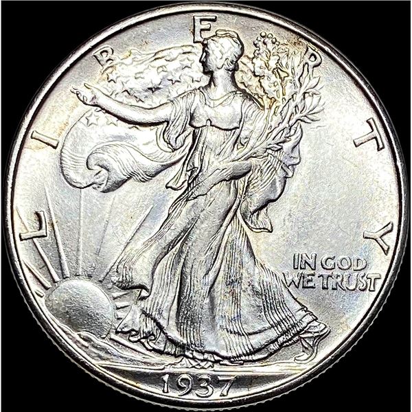 1937-D Silver Walking Liberty Half Dollar UNCIRCULATED