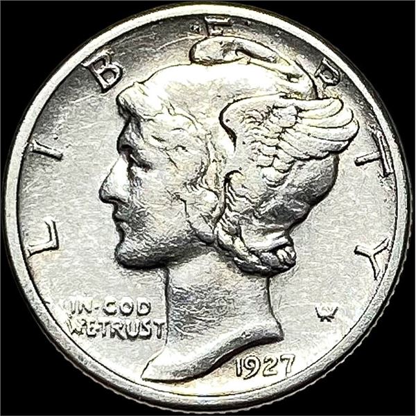 1927-S Mercury Dime CLOSELY UNCIRCULATED