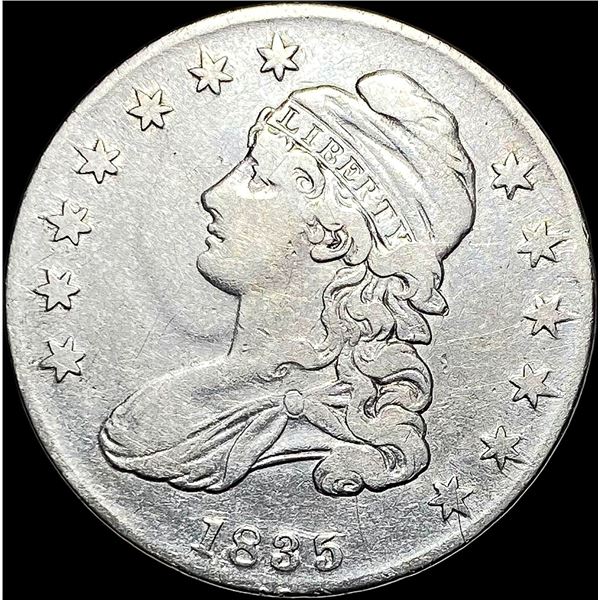 1835 Capped Bust Half Dollar LIGHTLY CIRCULATED