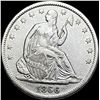 Image 1 : 1866-S Seated Liberty Half Dollar CLOSELY UNCIRCULATED