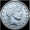 Image 1 : 1901 Silver Barber Quarter CHOICE BU